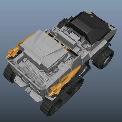 Snow Cat - Custom Painted