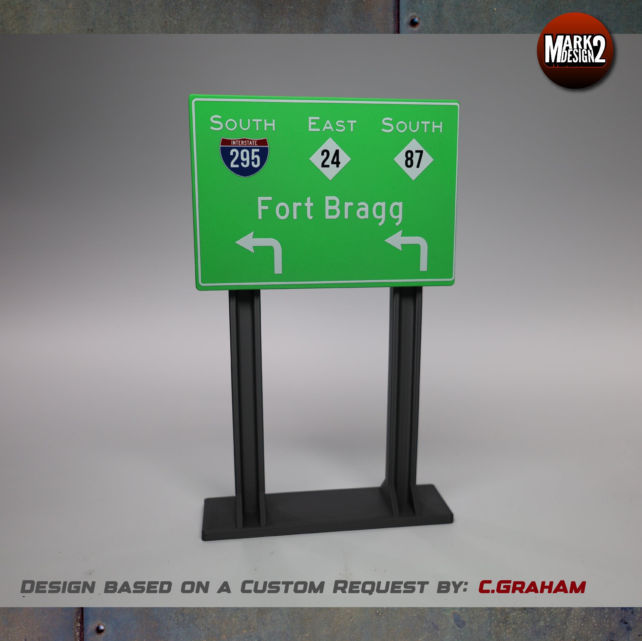Large "Glow" Sign - Road/Exit