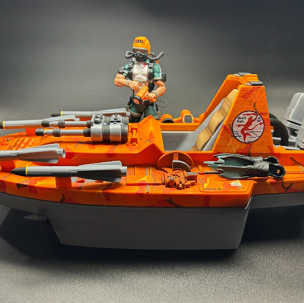 DevilFish - Custom - 1 of 1 - Orange Camo