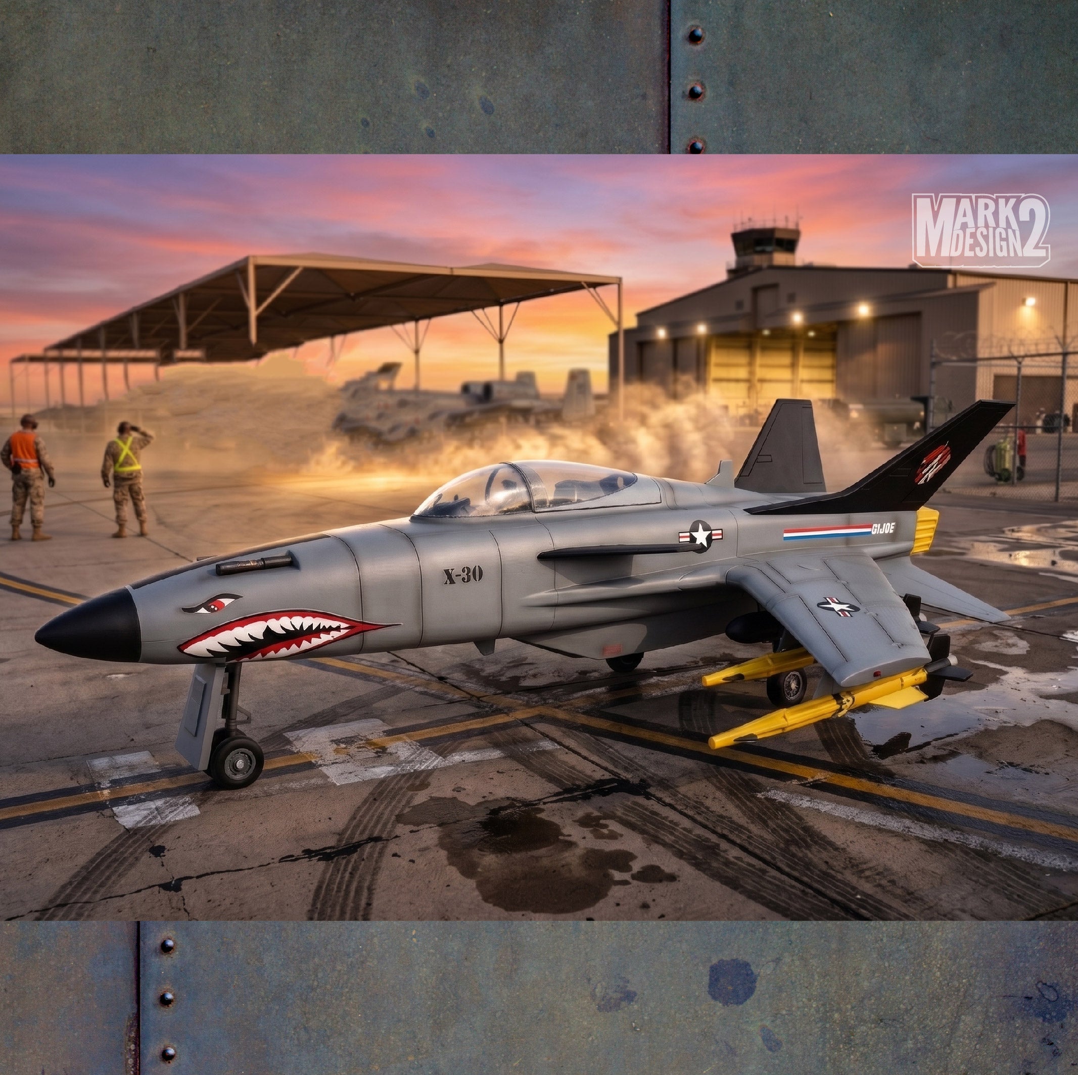 Fighter Jet - Custom Painted