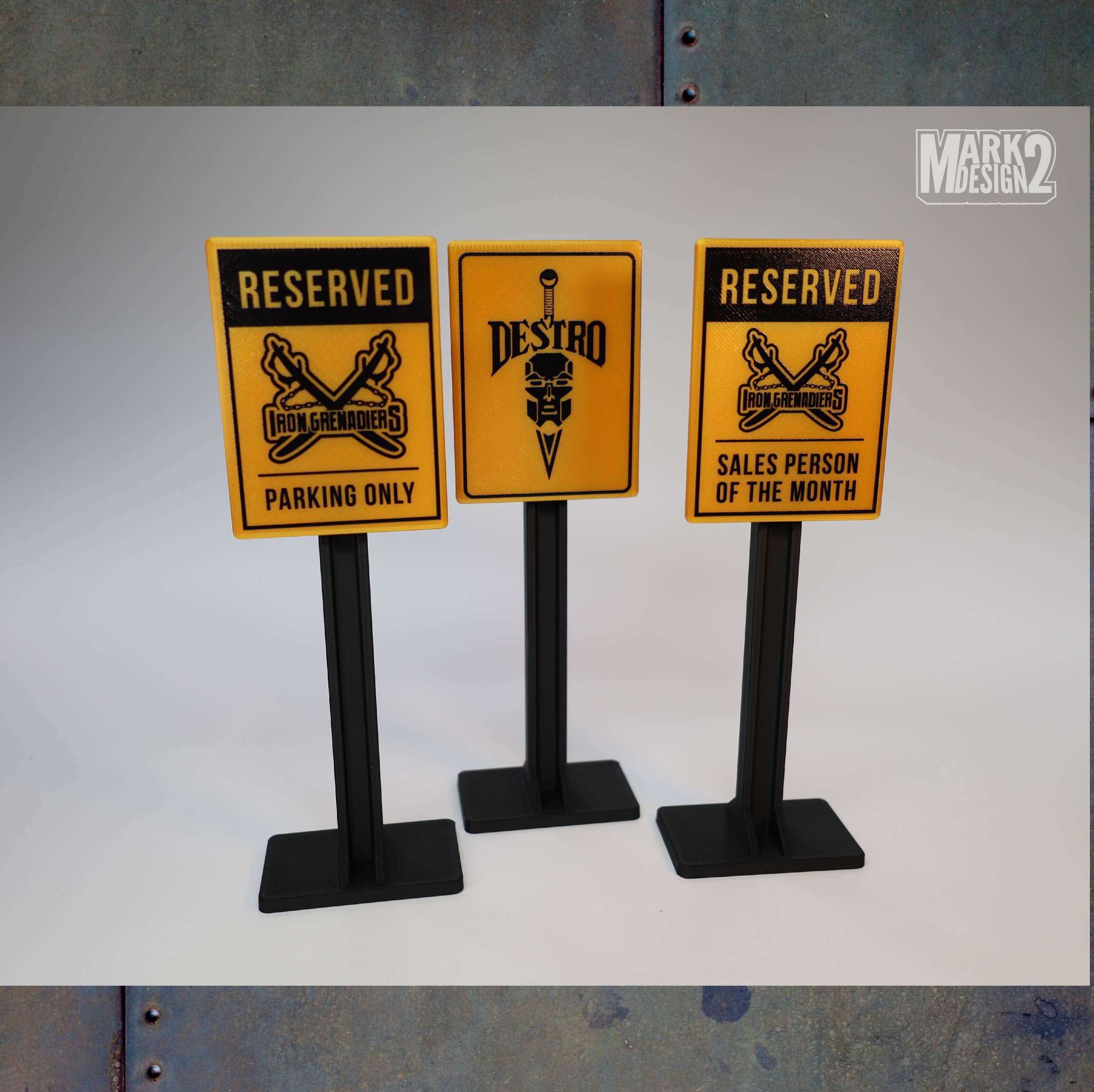 Small Iron Grenadiers Signs