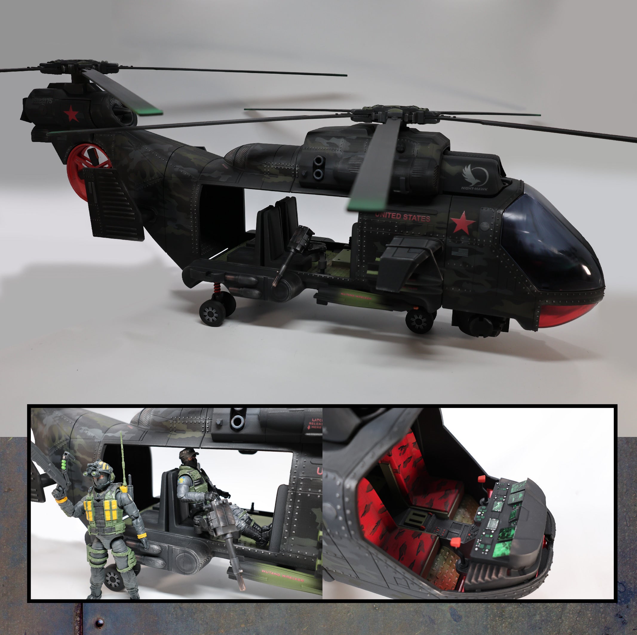 Dual Rotor Helicopter - Custom Painted