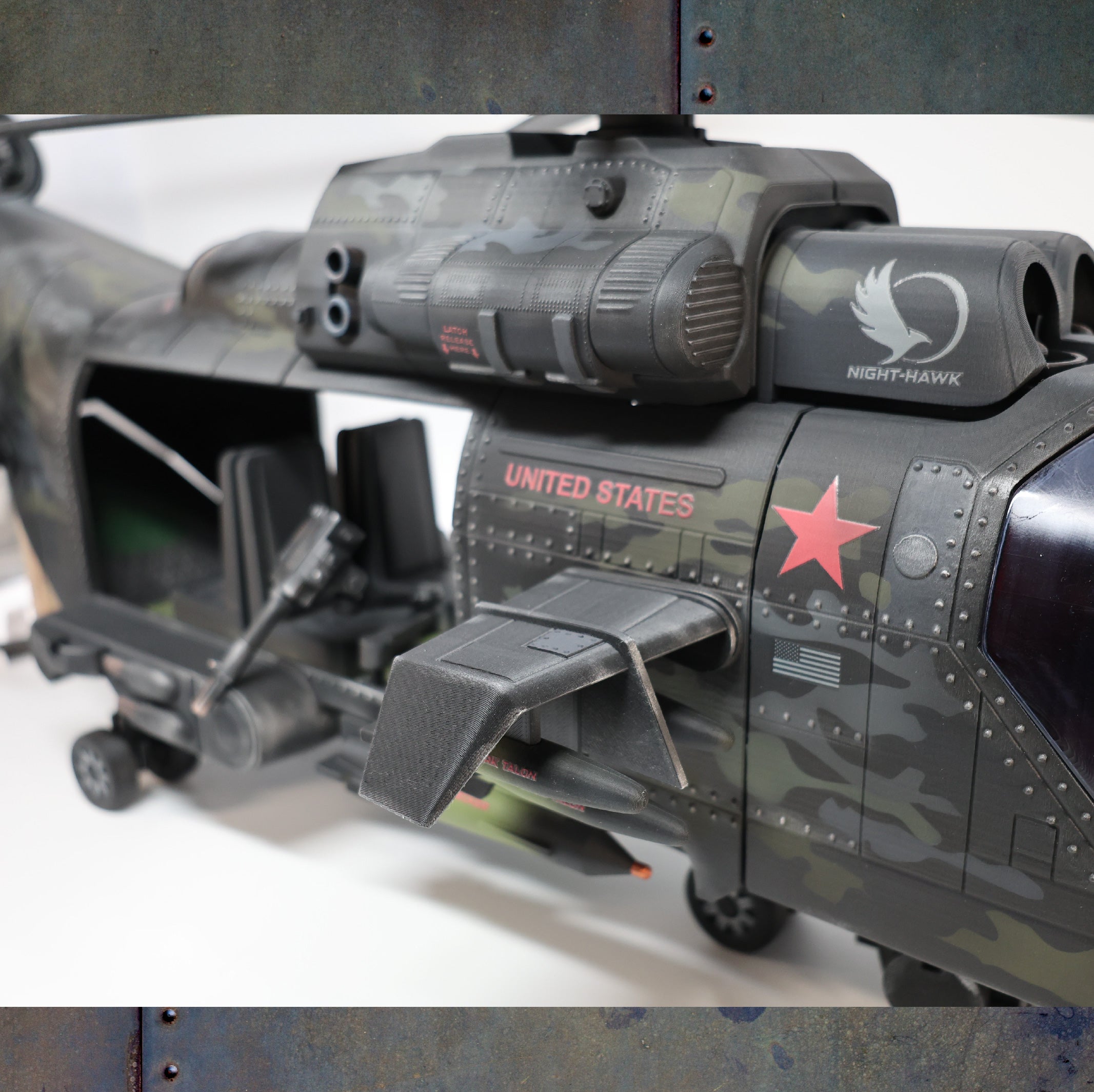 Dual Rotor Helicopter - Custom Painted
