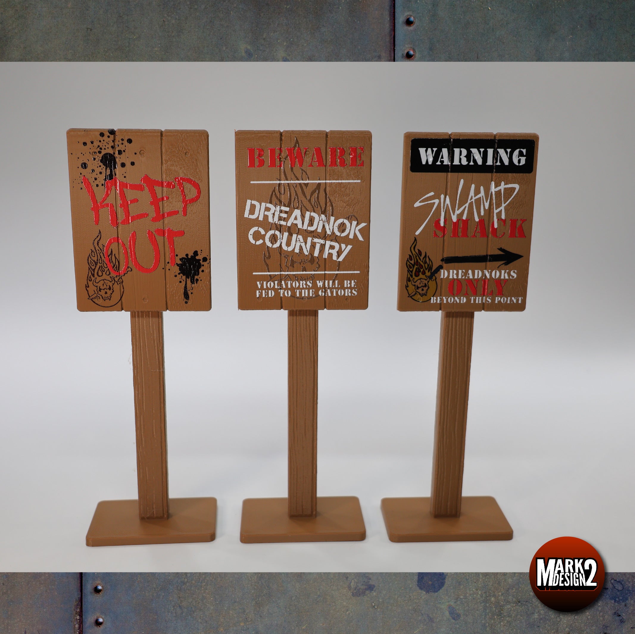 Small Wooden Sign Set