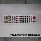 Assorted Shoulder Decals