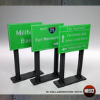 Large "Glow" Sign - Road/Exit