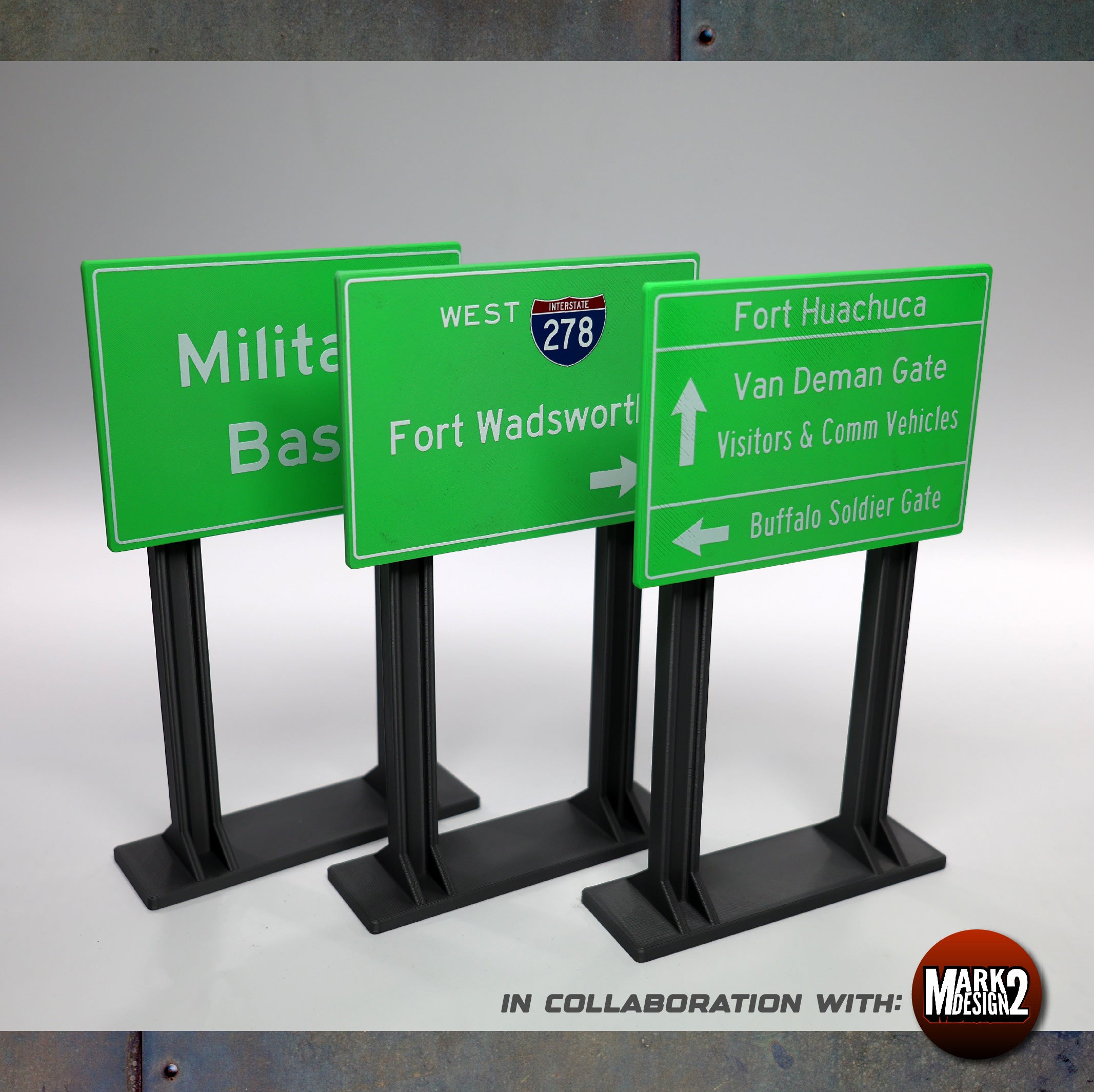 Large "Glow" Sign - Road/Exit