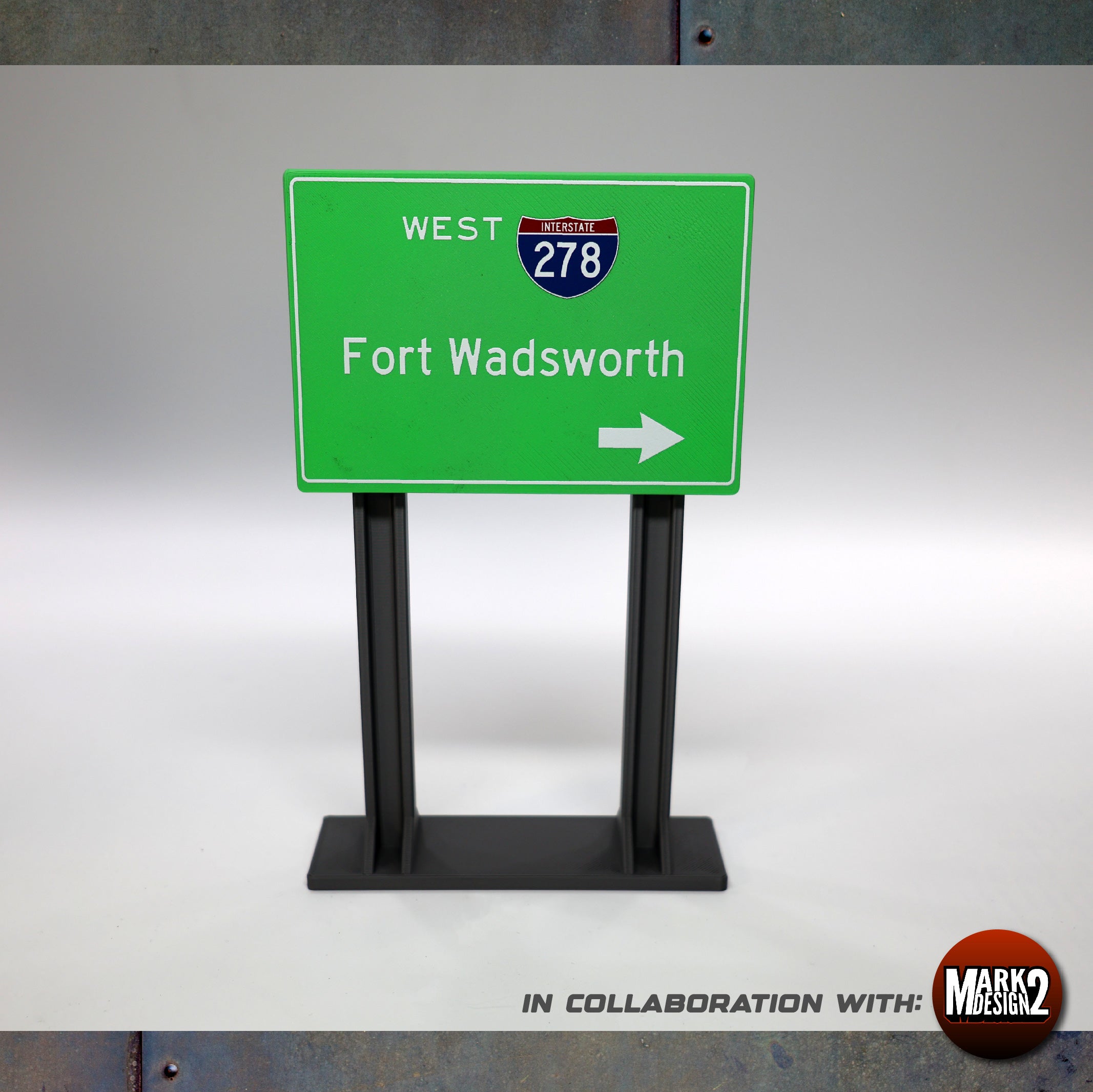Large "Glow" Sign - Road/Exit