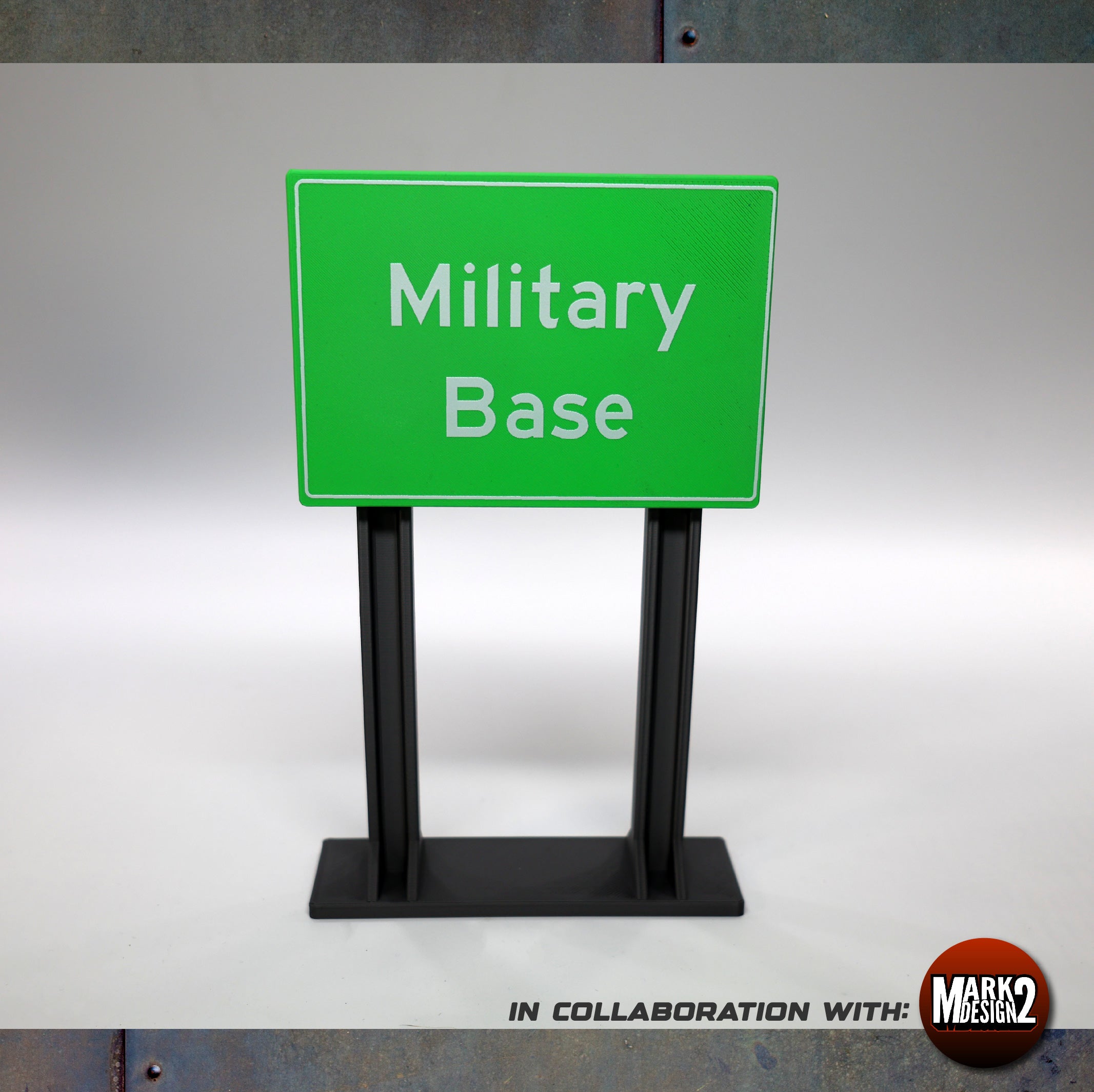 Large "Glow" Sign - Road/Exit